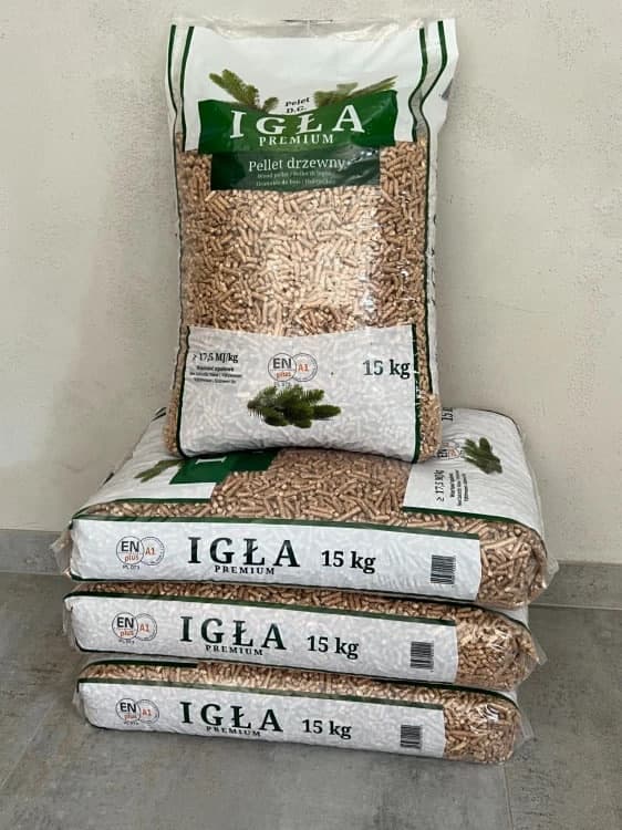 Pellet drzewny IGŁA - 18,21 MJ POLSKI PRODUCENT !!!